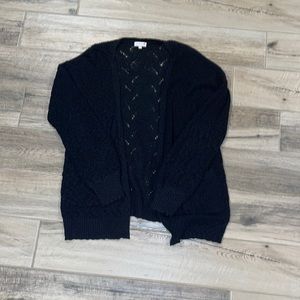 Two SO cardigans. Black and white. Both are in size large.